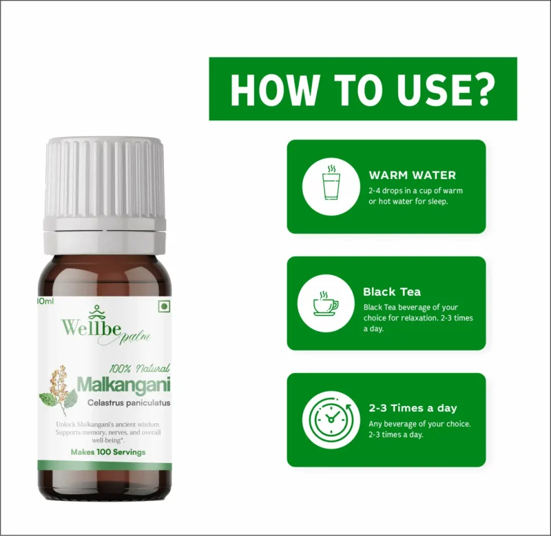 Malkangani Oil | 30ML | 100% Ayurvedic Remedy for Joints & Mental Clarity - Image 5
